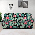 Cute Cactus And Succulent Print Sofa Cover