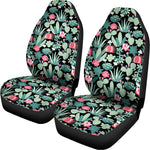 Cute Cactus And Succulent Print Universal Fit Car Seat Covers