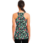 Cute Cactus And Succulent Print Women's Racerback Tank Top