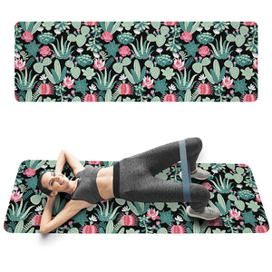 Cute Cactus And Succulent Print Yoga Mat – GearFrost