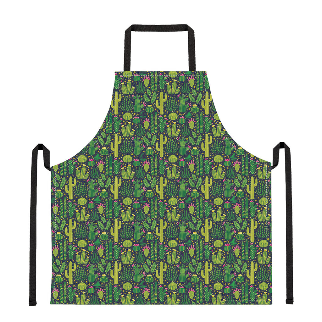 Cute Cactus Plant Pattern Print Apron