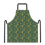 Cute Cactus Plant Pattern Print Apron