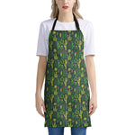 Cute Cactus Plant Pattern Print Apron