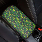 Cute Cactus Plant Pattern Print Car Center Console Cover