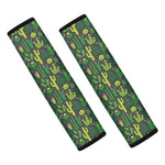 Cute Cactus Plant Pattern Print Car Seat Belt Covers