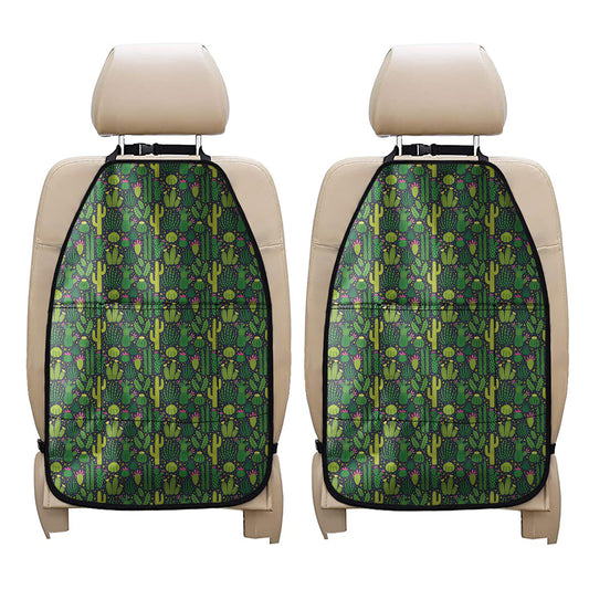 Cute Cactus Plant Pattern Print Car Seat Organizers