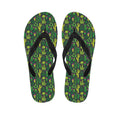 Cute Cactus Plant Pattern Print Flip Flops