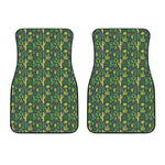 Cute Cactus Plant Pattern Print Front Car Floor Mats