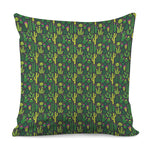 Cute Cactus Plant Pattern Print Pillow Cover