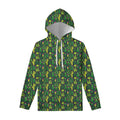 Cute Cactus Plant Pattern Print Pullover Hoodie