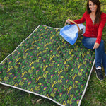 Cute Cactus Plant Pattern Print Quilt