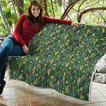 Cute Cactus Plant Pattern Print Quilt