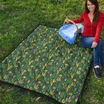 Cute Cactus Plant Pattern Print Quilt