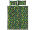 Cute Cactus Plant Pattern Print Quilt Bed Set