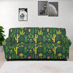 Cute Cactus Plant Pattern Print Sofa Cover
