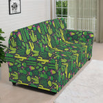 Cute Cactus Plant Pattern Print Sofa Cover