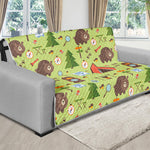 Cute Camping Pattern Print Futon Protector