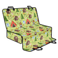 Cute Camping Pattern Print Pet Car Back Seat Cover