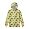 Cute Camping Pattern Print Pullover Hoodie