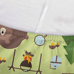 Cute Camping Pattern Print Sofa Cover