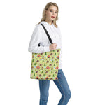 Cute Camping Pattern Print Tote Bag