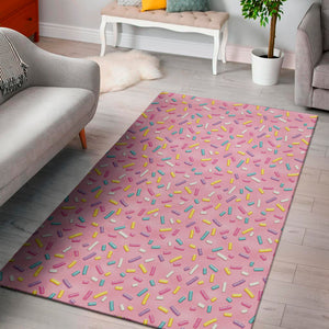 Cute Candy Pattern Print Area Rug