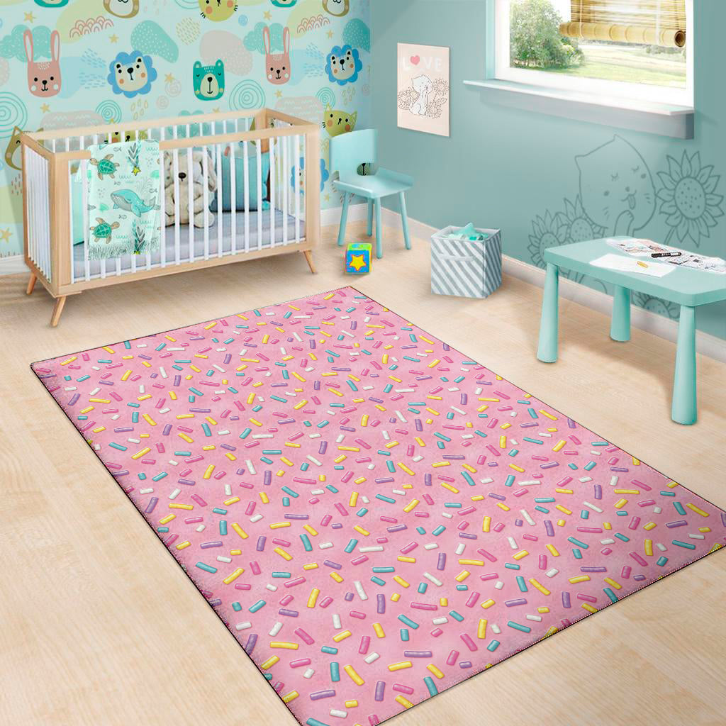 Cute Candy Pattern Print Area Rug