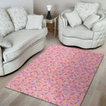 Cute Candy Pattern Print Area Rug