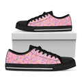 Cute Candy Pattern Print Black Low Top Sneakers