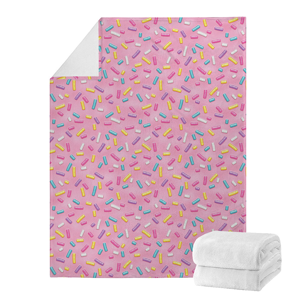 Cute Candy Pattern Print Blanket