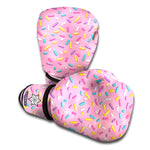 Cute Candy Pattern Print Boxing Gloves