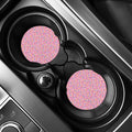 Cute Candy Pattern Print Car Coasters