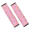 Cute Candy Pattern Print Car Seat Belt Covers