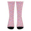 Cute Candy Pattern Print Crew Socks