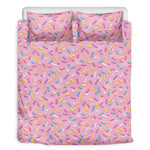 Cute Candy Pattern Print Duvet Cover Bedding Set