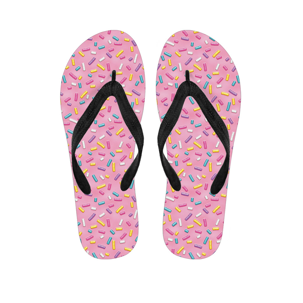 Cute Candy Pattern Print Flip Flops