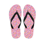 Cute Candy Pattern Print Flip Flops