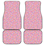 Cute Candy Pattern Print Front and Back Car Floor Mats