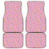 Cute Candy Pattern Print Front and Back Car Floor Mats