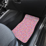 Cute Candy Pattern Print Front and Back Car Floor Mats