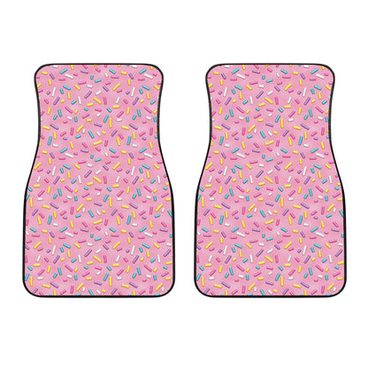 Cute Candy Pattern Print Front Car Floor Mats