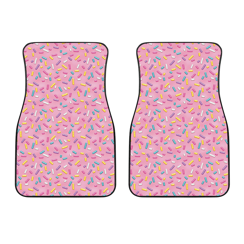 Cute Candy Pattern Print Front Car Floor Mats