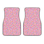 Cute Candy Pattern Print Front Car Floor Mats