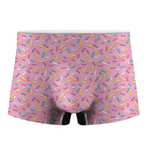 Cute Candy Pattern Print Men's Boxer Briefs