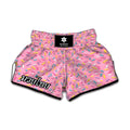 Cute Candy Pattern Print Muay Thai Boxing Shorts