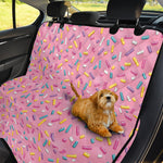 Cute Candy Pattern Print Pet Car Back Seat Cover