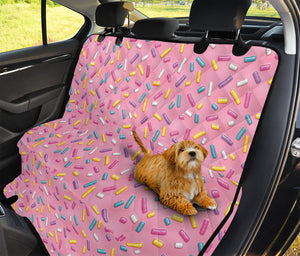 Cute Candy Pattern Print Pet Car Back Seat Cover