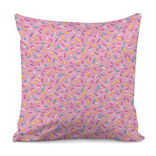 Cute Candy Pattern Print Pillow Cover