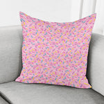 Cute Candy Pattern Print Pillow Cover