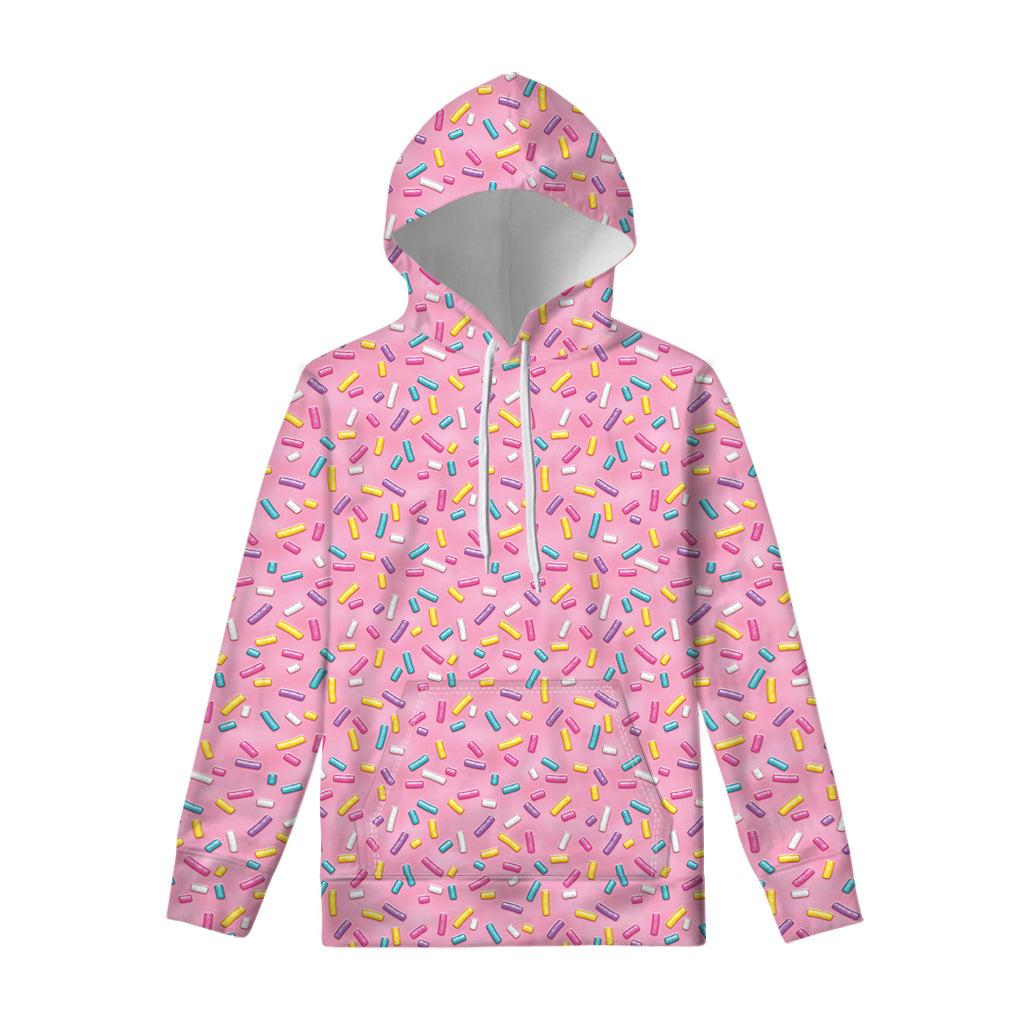 Cute Candy Pattern Print Pullover Hoodie